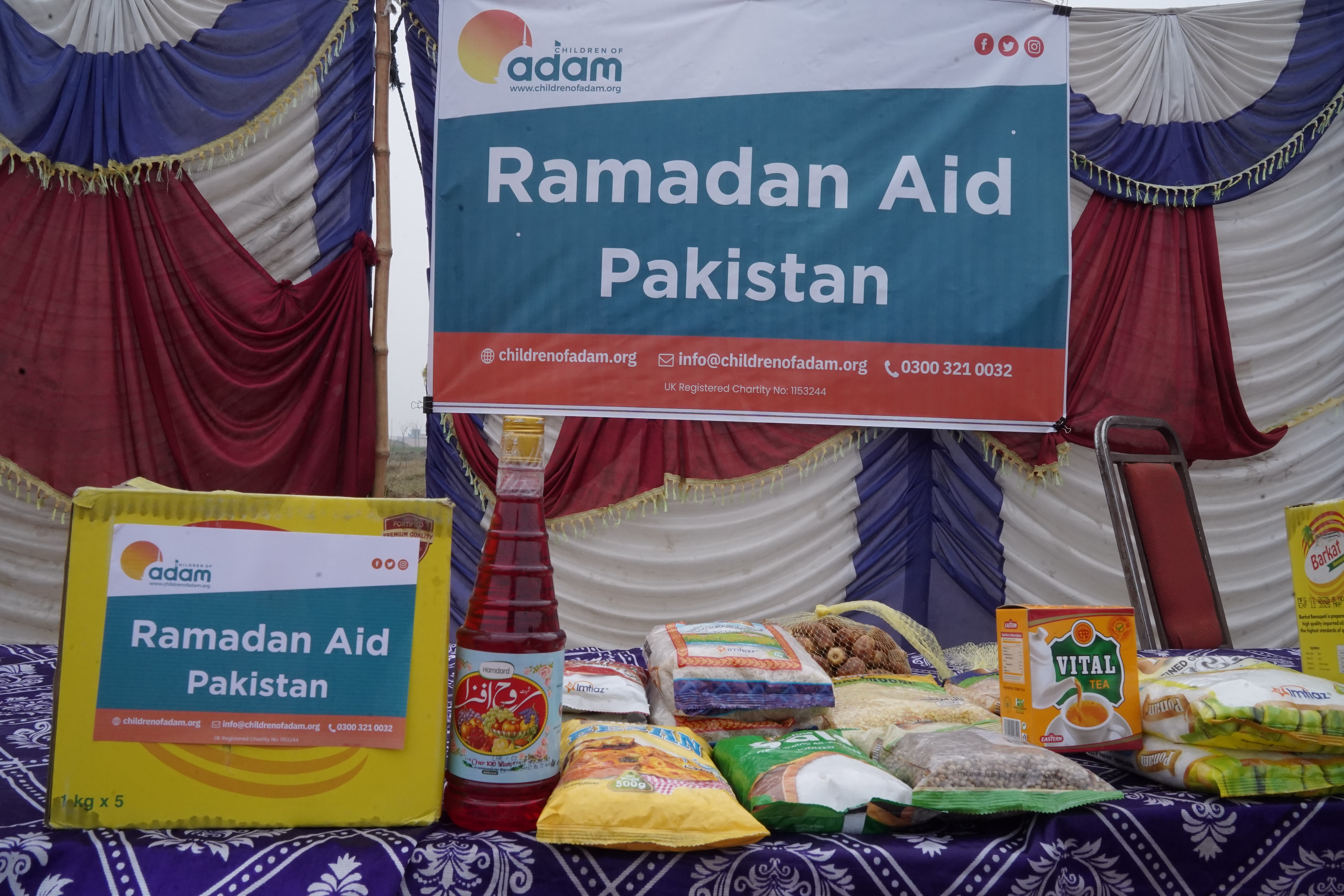 From Your Hands to Theirs: The Journey of Your Ramadan Food Pack 3 contents of a ramadan food parcel